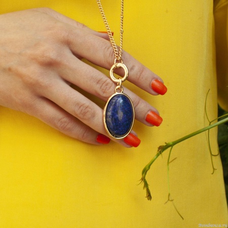 Колье Fiore Luna, NATURAL LAPIS
